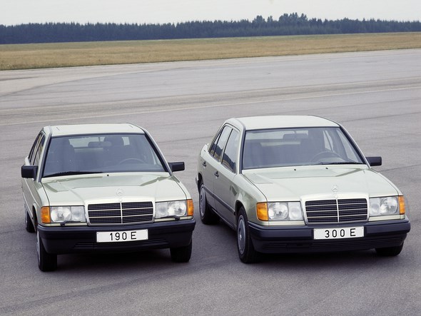 Mercedes-Benz Typ 190 E, Baureihe 201, und Typ 300 E, Baureihe 124