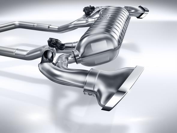 Mercedes-AMG GT (C 190) 2014; Sport-Abgasanlage sports exhaust system