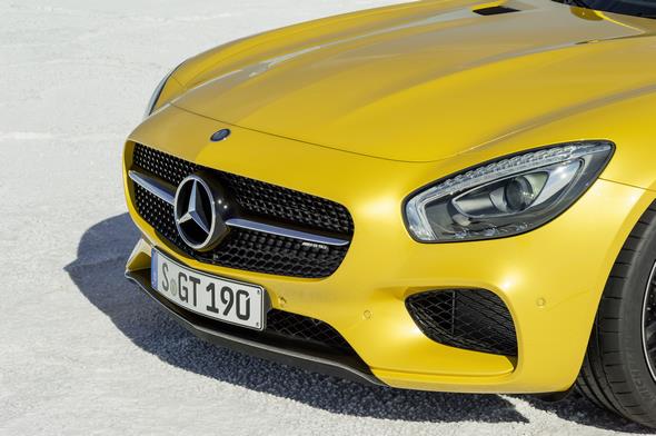 Mercedes-AMG GT (C 190) 2014, Exterieur: AMG Solarbeam, AMG Night paket Exterieur, exterior: AMG solarbeam; AMG Exterior Night package