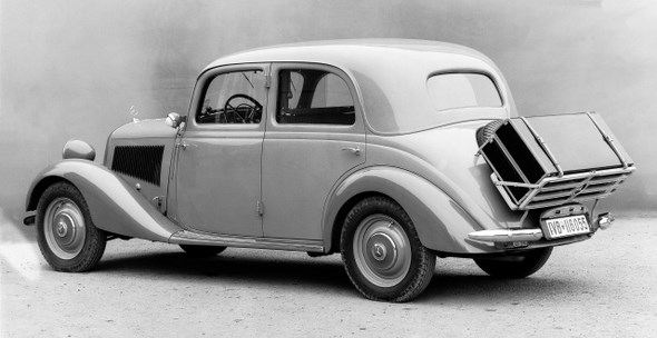Mercedes-Benz Typ 170 V, 38PS, Kraftdroschke, Limousine, Bauzeit: 1936 - 1942.