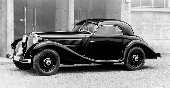 Mercedes-Benz Typ 320n, 78 PS, Kombinations-Coupe, Bauzeit: 1937 bis 1938.