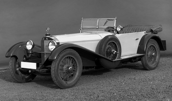 Mercedes-Benz Typ S, 26/120/180 PS, Tourenwagen, Bauzeit: 1926 bis 1930.