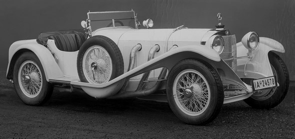 Sportwagen Mercedes-Benz Typ SSK, 27/160/200 PS, Bauzeit: 1929 bis 1932.