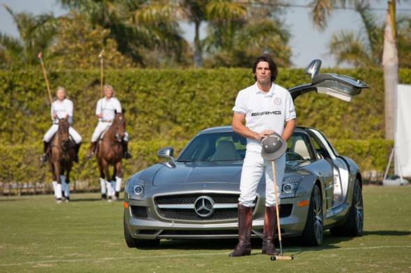 2011 Mercedes-Benz SLS AMG with Nacho Figueras