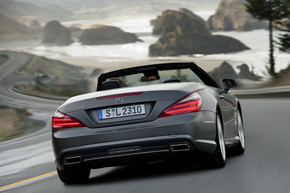 SL 500, AMG Sportpaket, Cerrusitgrau MAGNO, Leder Schwarz (BR 231) 2012