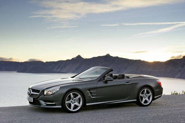 SL 500, AMG Sportpaket, Cerrusitgrau MAGNO, Leder Schwarz (BR 231) 2012