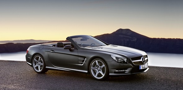 SL 500, AMG Sportpaket, Cerrusitgrau MAGNO, Leder Schwarz (BR 231) 2012