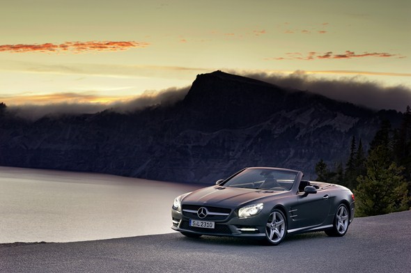 SL 500, AMG Sportpaket, Cerrusitgrau MAGNO, Leder Schwarz (BR 231) 2012