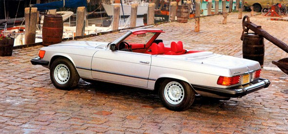 Caption orig.: Mercedes-Benz Typ 450 SL, 1973-80; USA-Ausführung, Modelljahr 1979