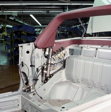 Caption orig.: Mercedes-Benz SL-Roadster, Baureihe 129, 1989.