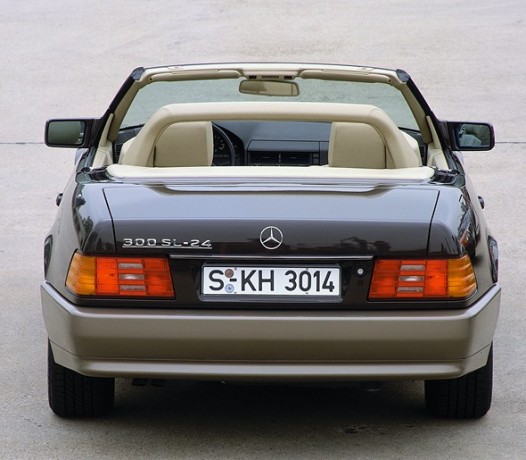 Caption orig.: Mercedes-Benz Typ 300 SL-24, Baureihe 129, 1989.