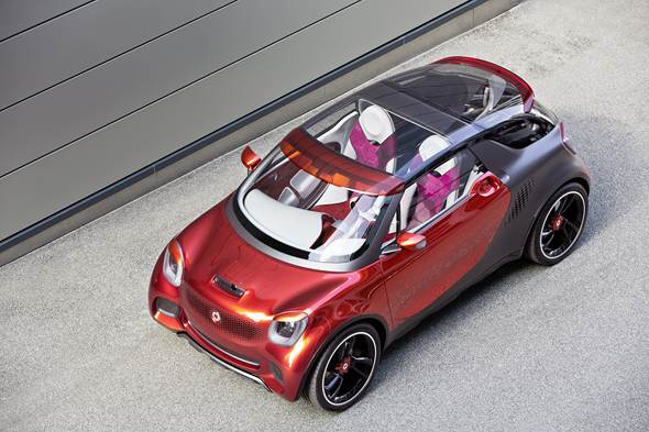 Konzeptfahrzeug smart forstars