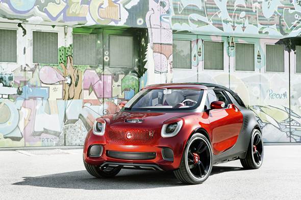 Konzeptfahrzeug smart forstars