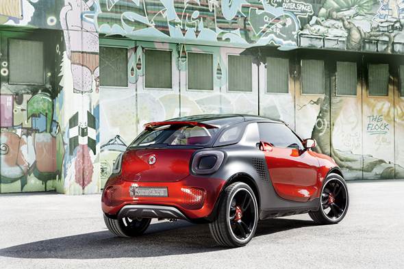 Konzeptfahrzeug smart forstars