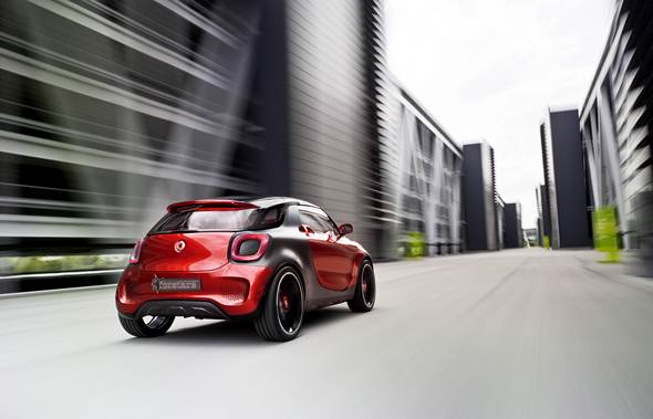 Konzeptfahrzeug smart forstars