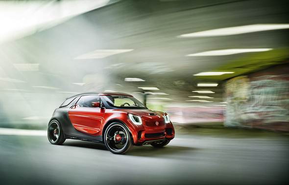 Konzeptfahrzeug smart forstars