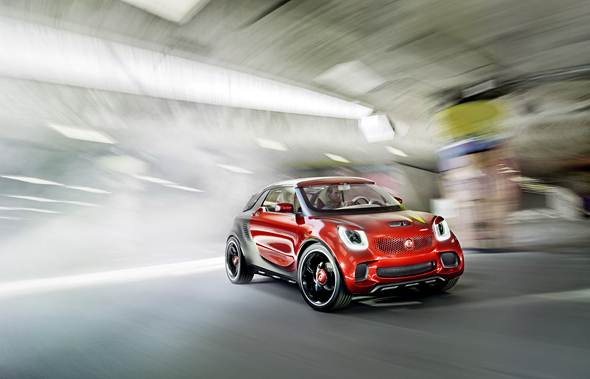 Konzeptfahrzeug smart forstars