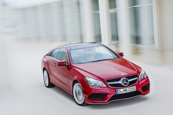 Mercedes-Benz E 500 Coupé mit AMG Sportpaket, (C 207), 2012