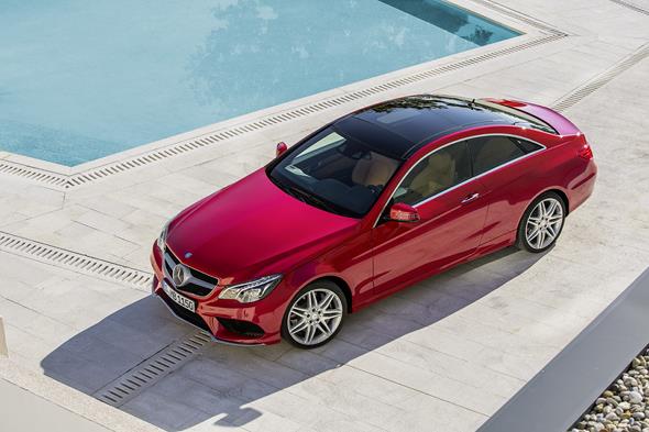 Mercedes-Benz E 500 Coupé mit AMG Sportpaket, (C 207), 2012