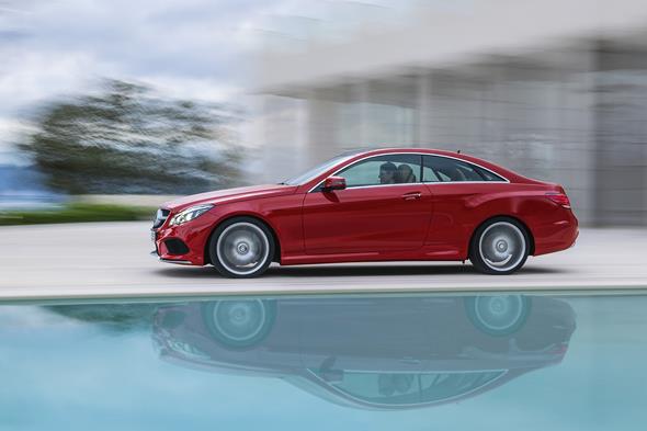 Mercedes-Benz E 500 Coupé mit AMG Sportpaket, (C 207), 2012