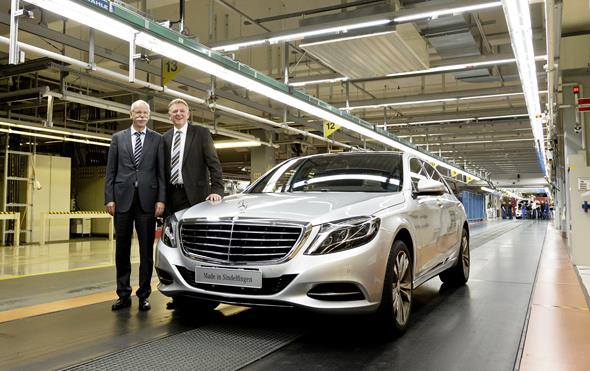 Produktionsstart für die neue S-Klasse im Mercedes-Benz Werk Sindelfingen