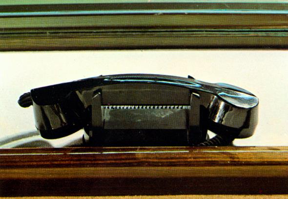 Mercedes-Benz Typ 600 Pullman-Limousine (6 Türen) der Baureihe W 100. Autotelefon. Telefon.