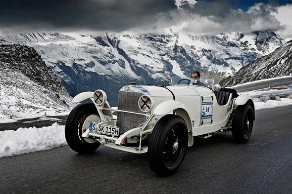 Mercedes-Benz SSK beim Großglockner Grand Prix 2012
