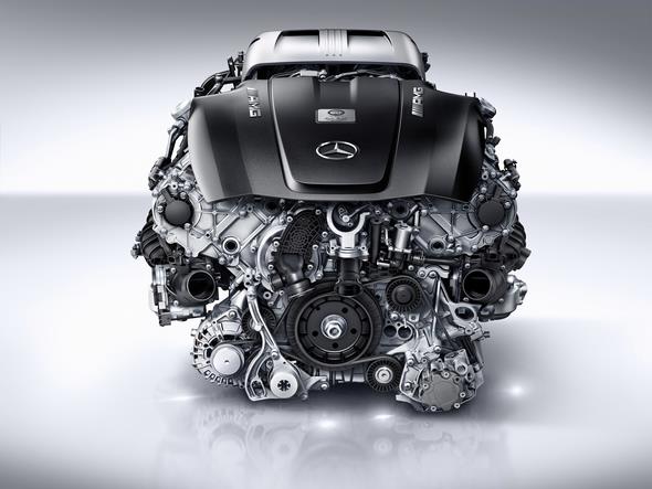 Mercedes-AMG 4.0-Liter Biturbo-Motor (M 178); 2014