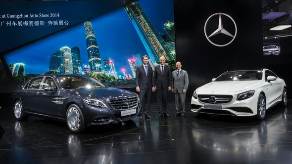 Mercedes-Benz auf der Guangzhou Auto Show 2014 Mercedes-Benz at the Guangzhou Auto Show 2014