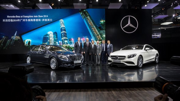 Mercedes-Benz auf der Guangzhou Auto Show 2014 Mercedes-Benz at the Guangzhou Auto Show 2014