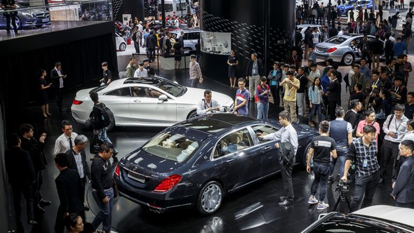 Mercedes-Benz auf der Guangzhou Auto Show 2014 Mercedes-Benz at the Guangzhou Auto Show 2014
