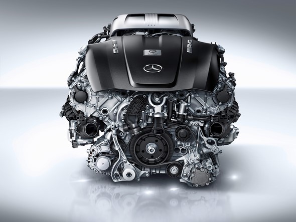 Mercedes-AMG 4.0-Liter Biturbo-Motor (M 178); 2014