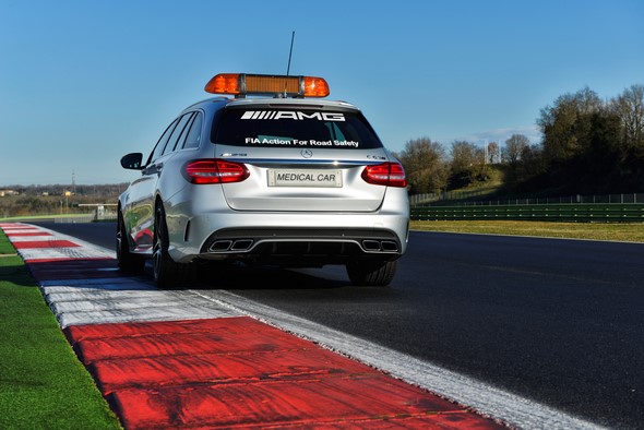 Mercedes-AMG C 63 S T-Modell als Official Medical Car der FIA Fo