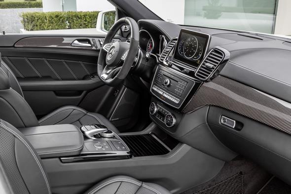 AMG GLE 63 S, W 166, 2015 Interieur: Nappaleder Schwarz, Zierteile Carbon / Klavierlack schwarz Interior: nappa leather black, carbon-fibre / black piano lacquer trim