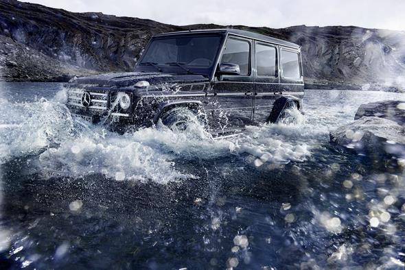 Mercedes-Benz G-Class (BR 463) 2015; G 500; Exterieur: obsidianschwarz metallic exterior: obsidian black