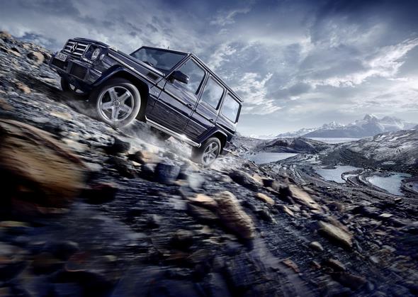 Mercedes-Benz G-Class (BR 463) 2015; G 500; Exterieur: obsidianschwarz metallic exterior: obsidian black