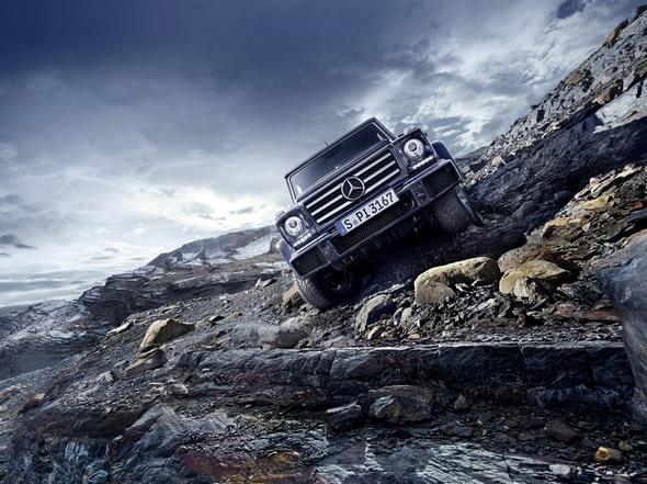 Mercedes-Benz G-Class (BR 463) 2015; G 500; Exterieur: obsidianschwarz metallic exterior: obsidian black