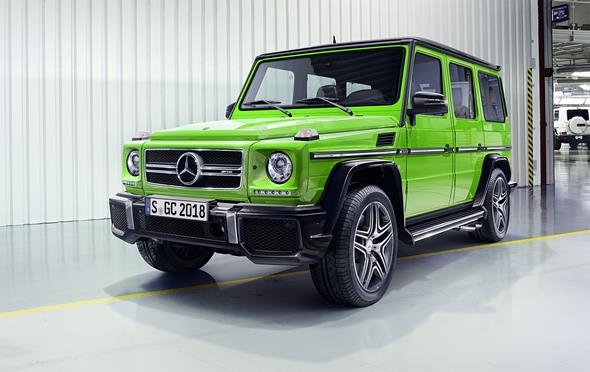 Mercedes-Benz G-Class (BR 463) 2015; AMG G 63; Exterior: aliengreen