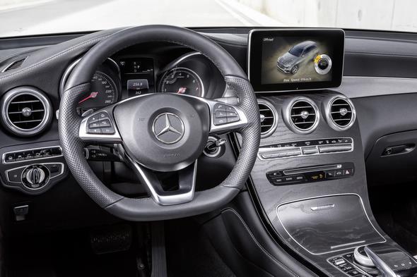 Mercedes-Benz GLC 350e 4MATIC, EDITION 1, SELENITGRAU, Designo Leder Nappa Platinweiß im Interieur und AMG Line Exterieur Mercedes-Benz GLC 350 e 4MATIC, EDITION 1, Designo, Platinum White Interior