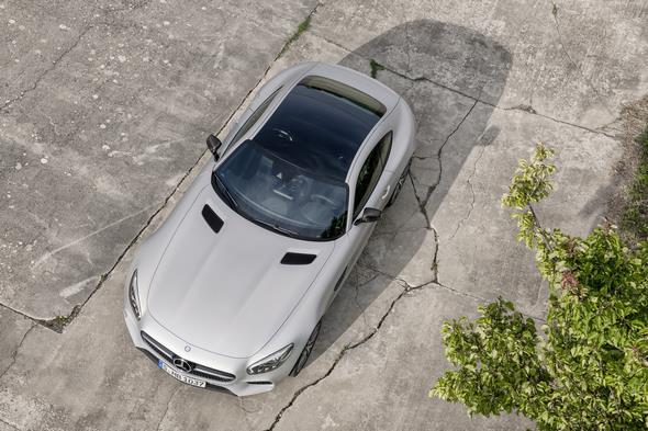Mercedes-AMG GT (C 190) 2014, exterior: designo iridium silver magno,