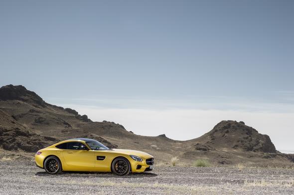 Mercedes-AMG GT (C 190) 2014, exterior: AMG solarbeam; AMG Exterior Night package