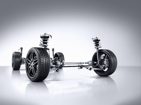 A-Klasse, 2015, Fahrwerk mit adaptiver Verstelldämpfung / A-Class, 2015, Suspension with Adaptive Damping system