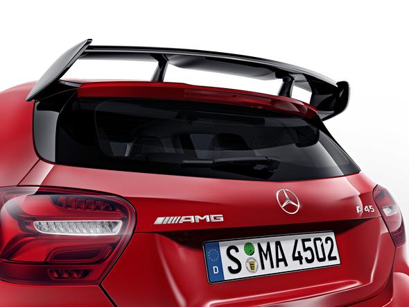 Mercedes-AMG A 45 4MATIC, jupiter rot, AMG Night-Paket, AMG Aerodynamik-Paket, jupiter red, AMG Night package, AMG Aerodynamics package