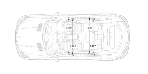 Mercedes-AMG GLE Coupé (C 292) 2015, Maßzeichnung, dimension drawing