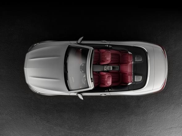 Mercedes-Benz S-Klasse Cabrio ( A 217 ) 2015. S 500 mit AMG-Line, Alanitgrau magno, Leder bengalrot/schwarz