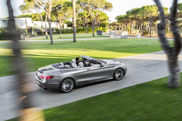 Mercedes-Benz S-Klasse Cabrio ( A 217 ) 2015.S 500, Selenitgrau, Interieur: Leder porzellan/tiefseeblau