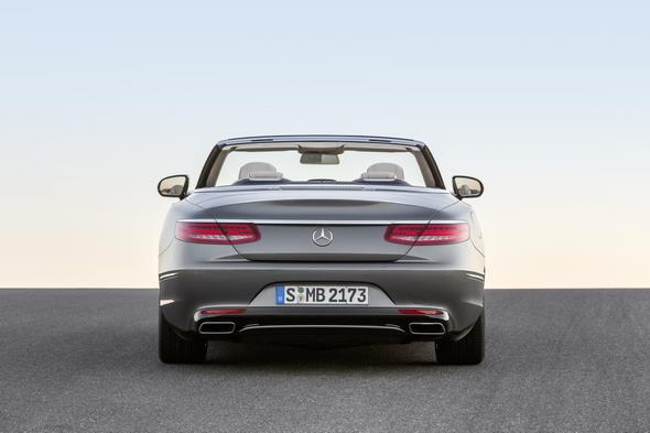 Mercedes-Benz S-Klasse Cabrio ( A 217 ) 2015.S 500, Selenitgrau, Interieur: Leder porzellan/tiefseeblau
