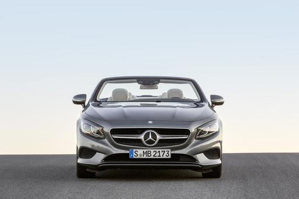 Mercedes-Benz S-Klasse Cabrio ( A 217 ) 2015.S 500, Selenitgrau, Interieur: Leder porzellan/tiefseeblau