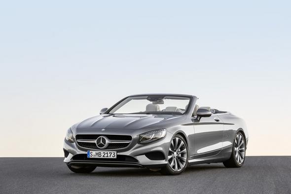 Mercedes-Benz S-Klasse Cabrio ( A 217 ) 2015.S 500, Selenitgrau, Interieur: Leder porzellan/tiefseeblau