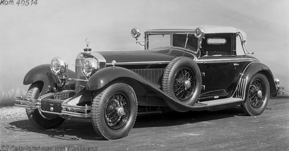 Mercedes-Benz Typ SS, 27/170/225 PS, Cabriolet, Bauzeit: 1928 bis 1934.